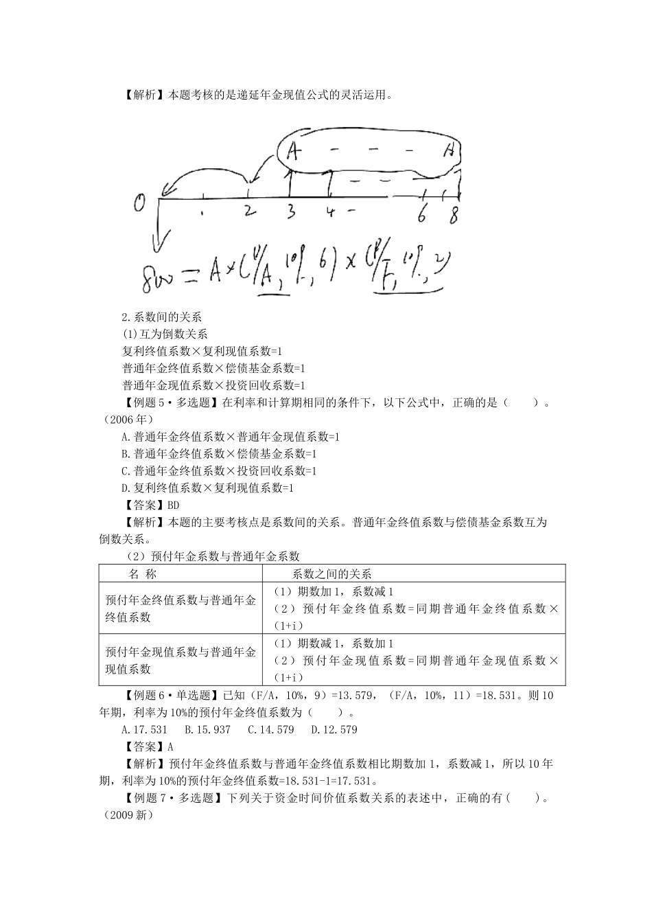 闫习题班·第四章财务估价_第2页