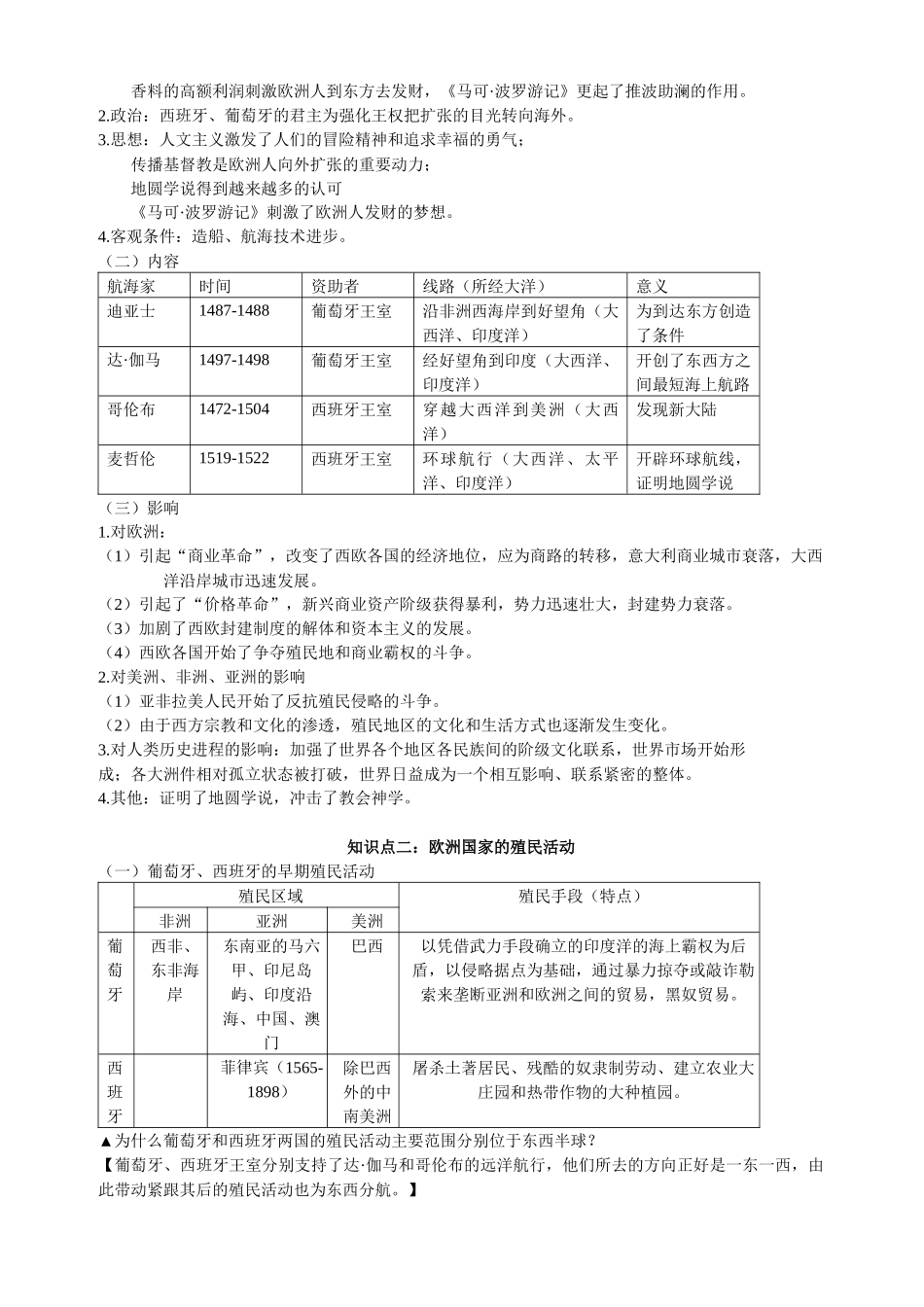 新航路的开辟、殖民扩张与资本主义世界市场的形成及发展_第3页