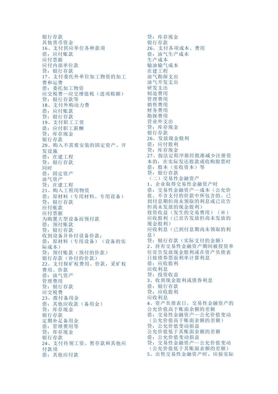 新准则会计科目应用之会计分录指导大全 最权威 经典_第2页