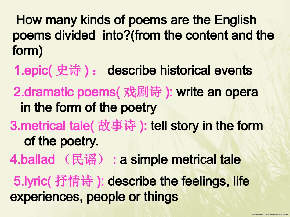 高二英语Unit2PoemsReading课件_第2页