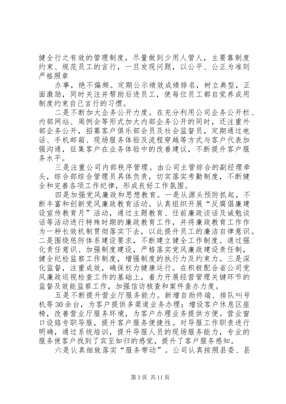 公司效能自查报告_第3页