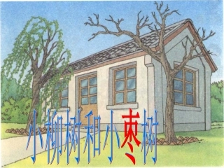 小学二年级上册语文第十五课小柳树和小枣树PPT课件2