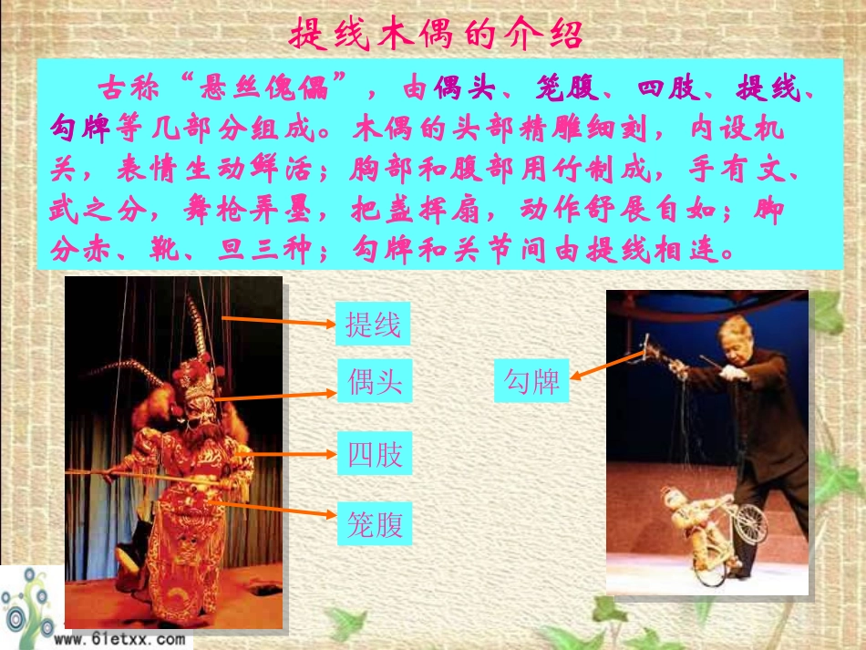 （人美版）五年级美术上册课件提线纸偶1_第2页