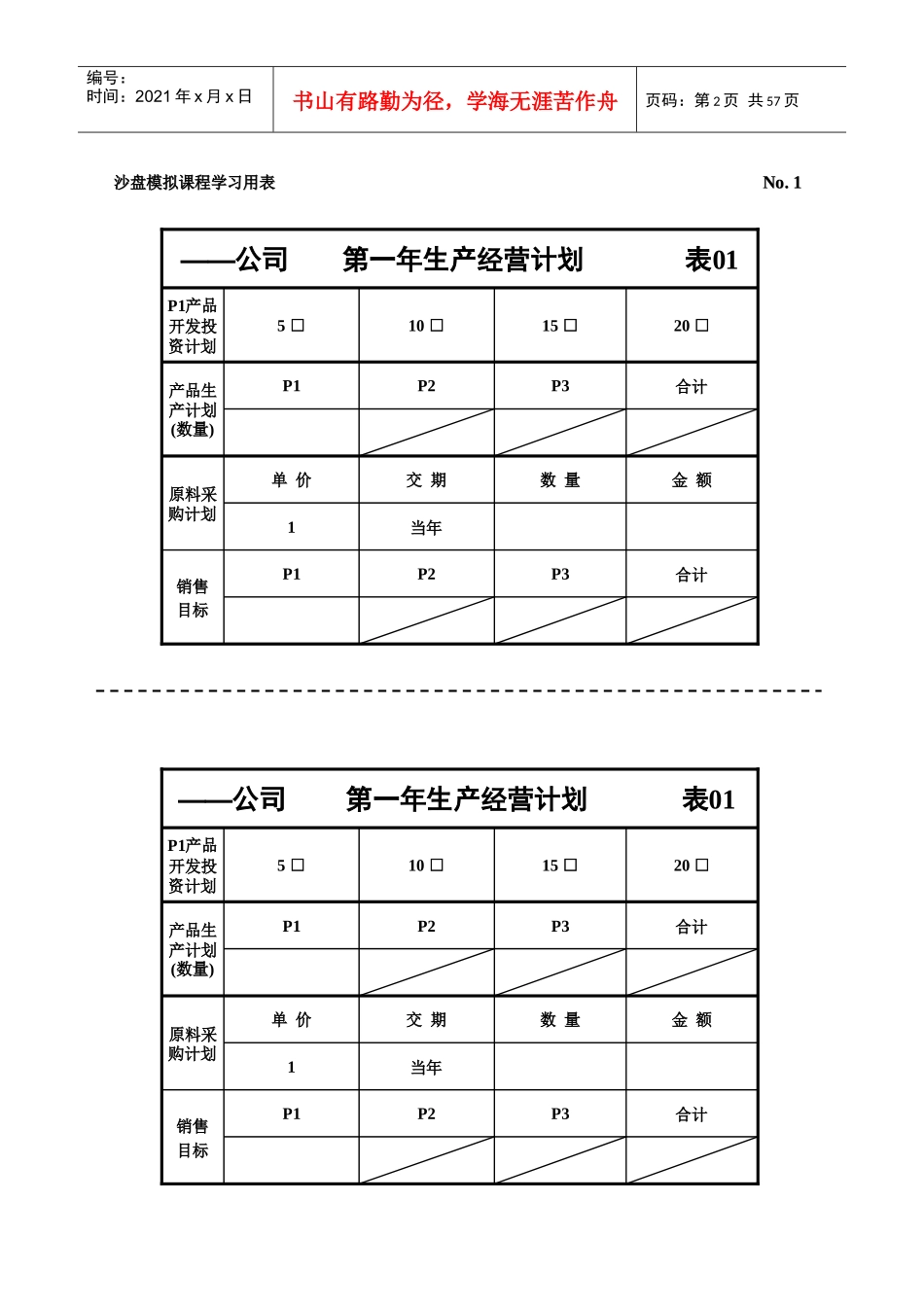 财务公司决策用表_第2页