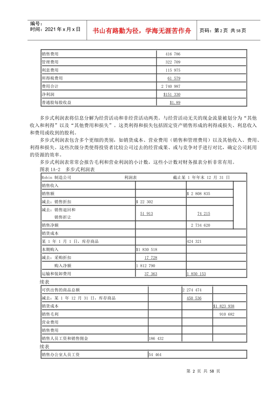 对外财务报告决策讲义_第2页