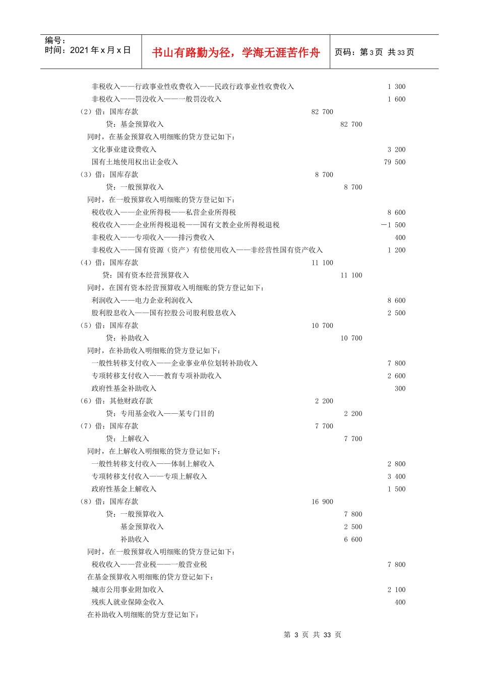 财政总预算会计的收入_第3页