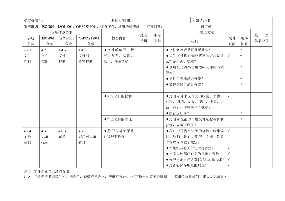 三体系内审检查表(1)_第3页