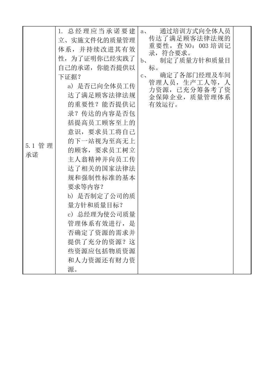 质量管理内审检查表DOC11(1)_第3页