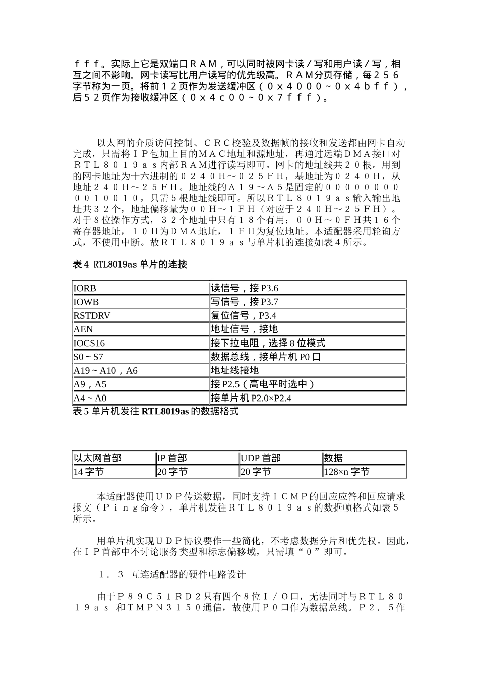 LON现场控制网络到以太网互连适配器的设计（DOC 6页）_第3页