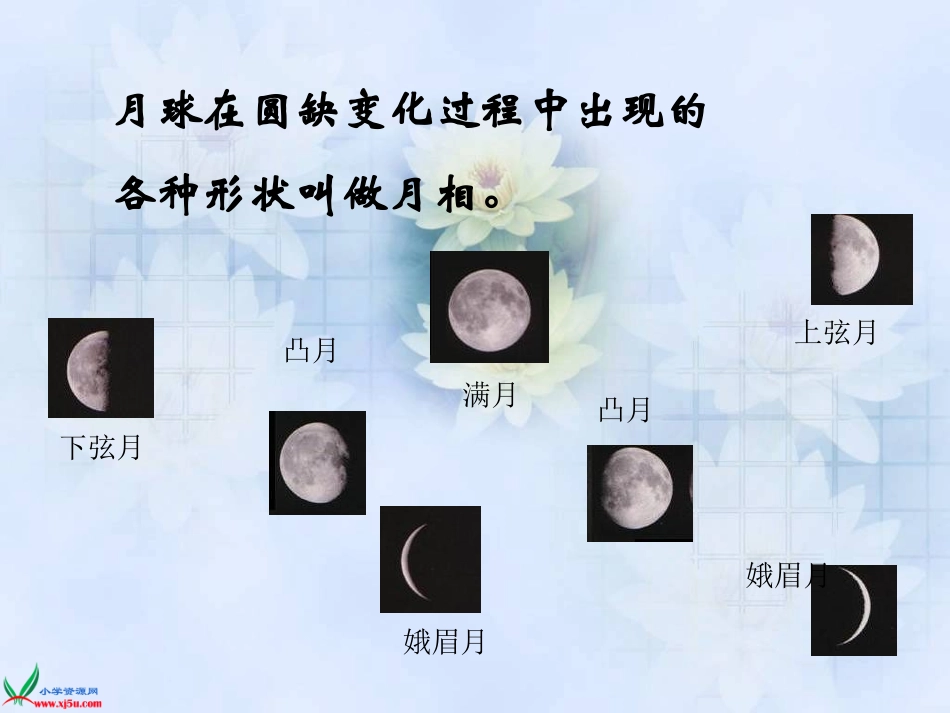 (教科版)六年级科学下册课件_月相变化_3_第3页