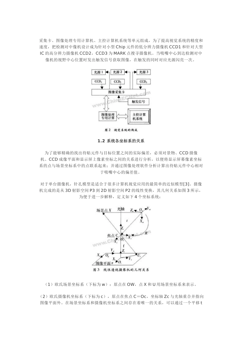 贴片机视觉系统构成原理及其视觉定位_第2页