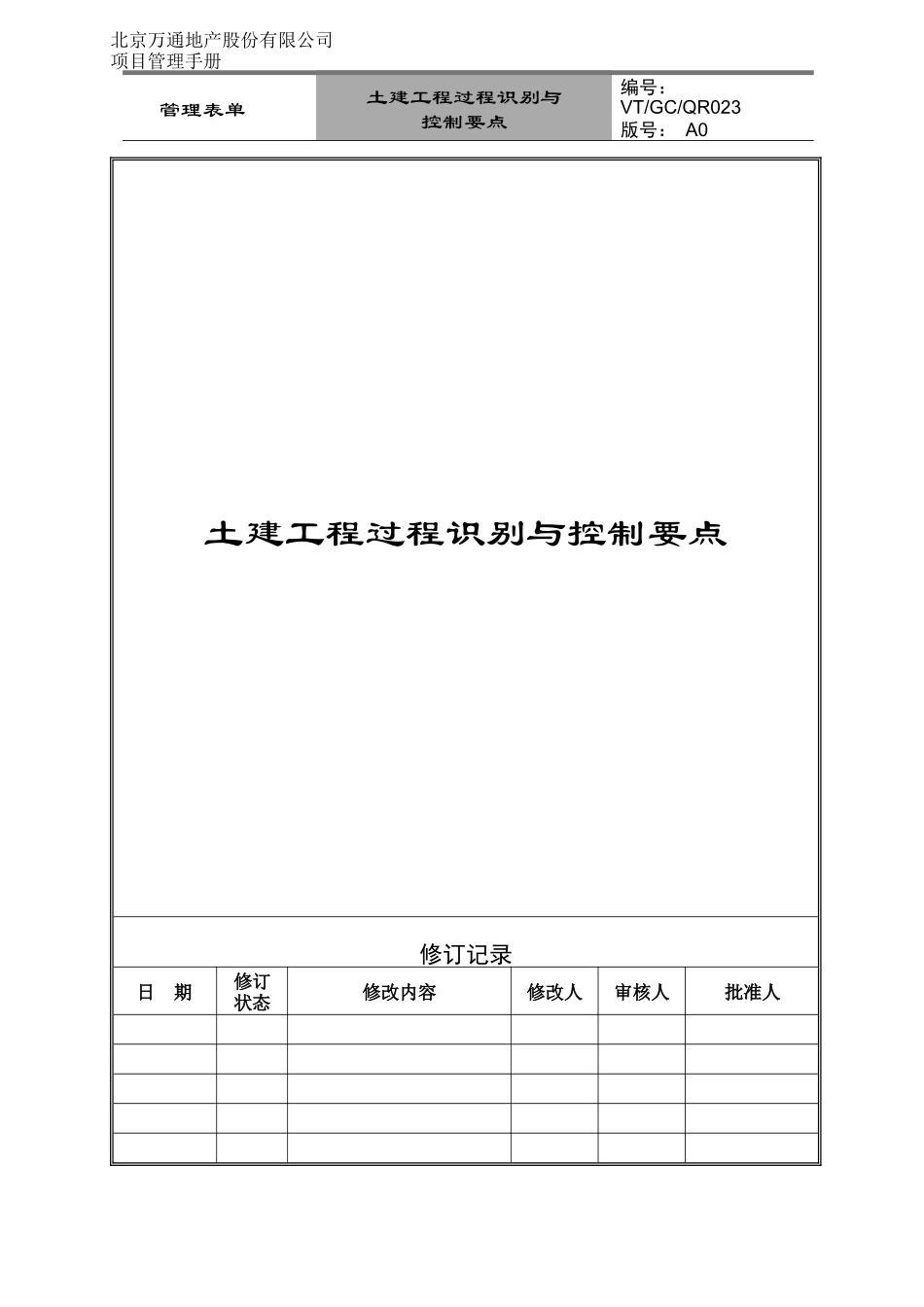 VT-GC-QR023土建工程过程识别与控制要点_第1页