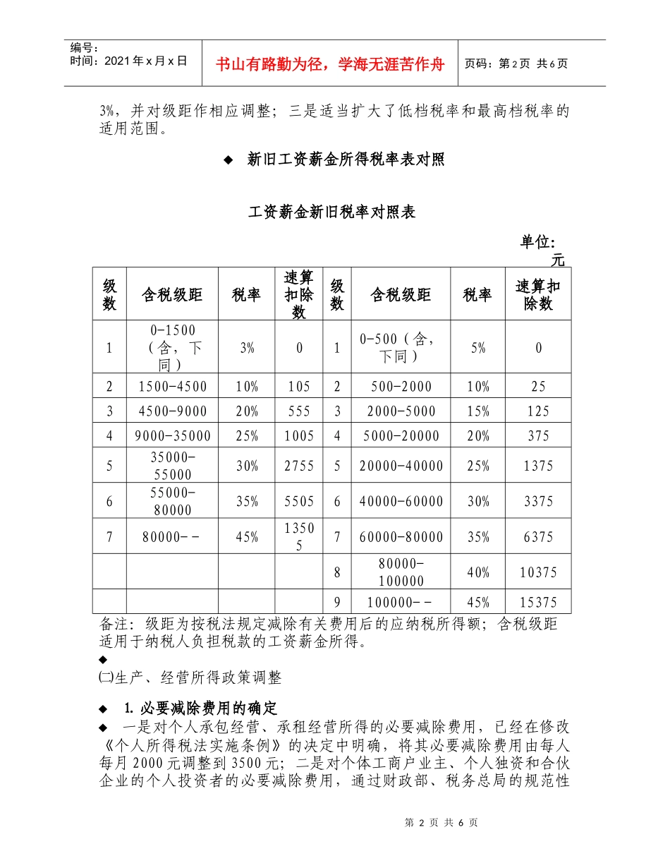 修订后的新个人所得税法及其实施条例相关问题解读_第2页