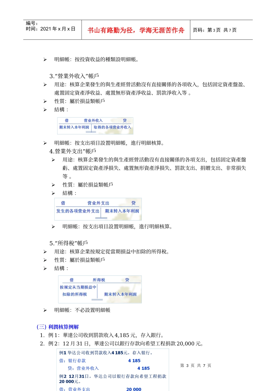 财务利润及利润分配的核算_第3页