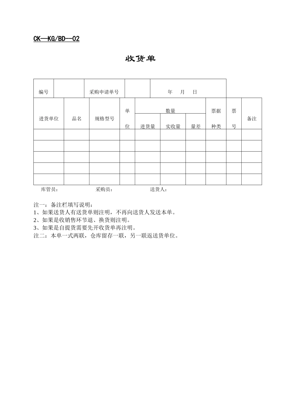 财务表格- 产品入库单_第3页
