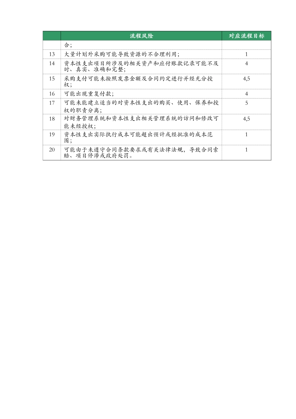 内部审计-某公司内控审计资料-资本性支出审计方案_第2页