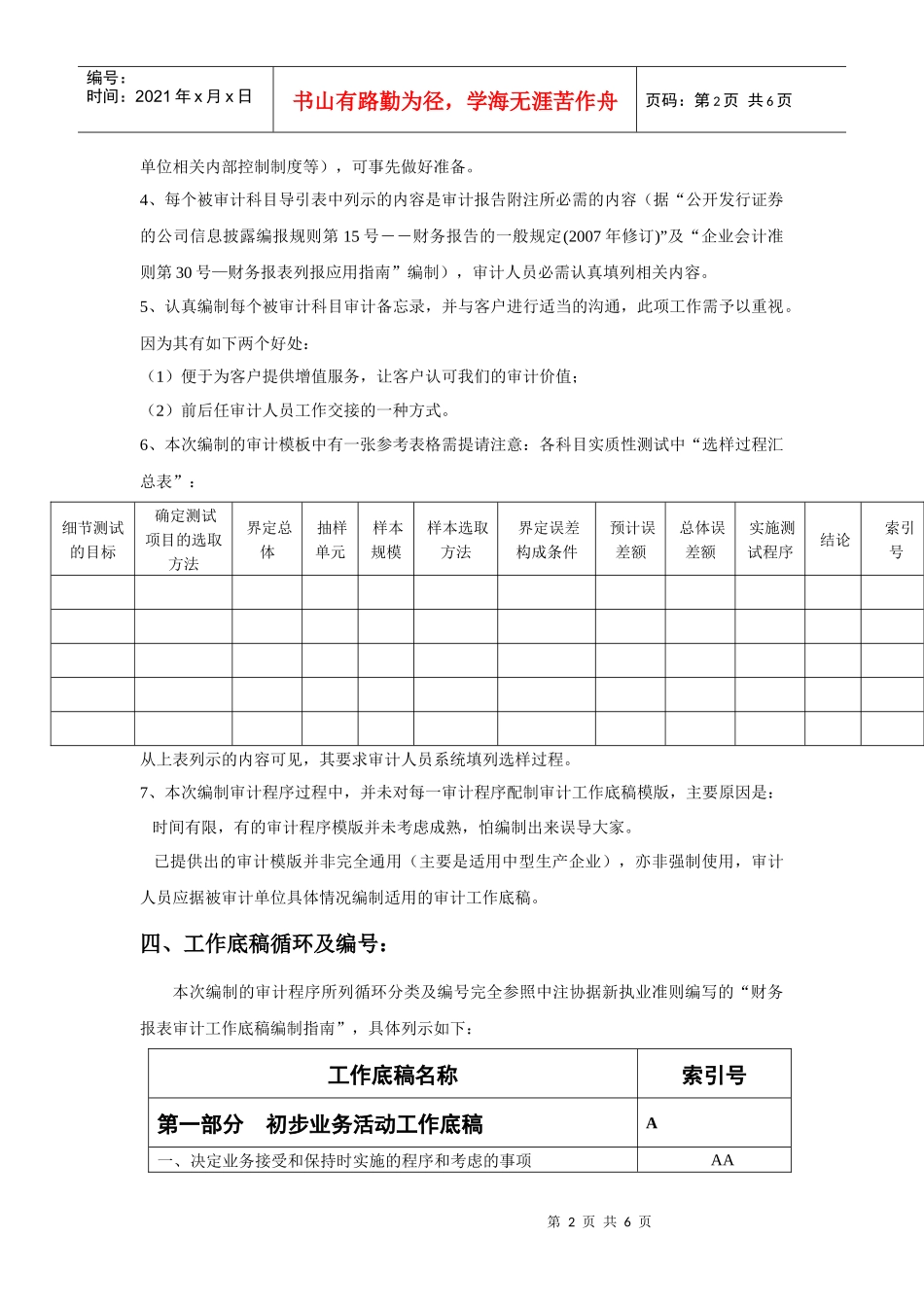审计程序编制的参考资料与指导思想_第2页