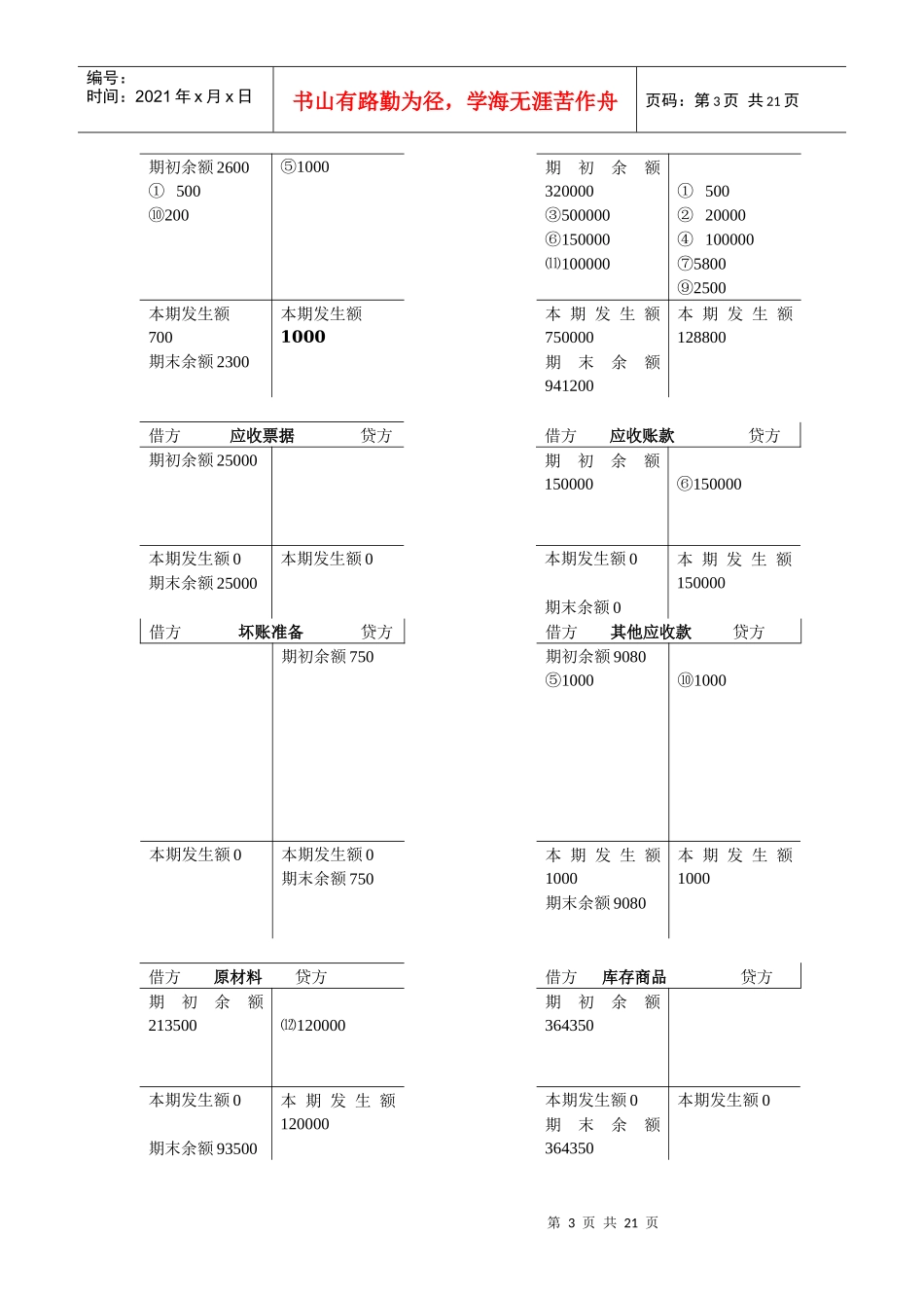《基础会计教程》习题参考答案(第二版)_第3页
