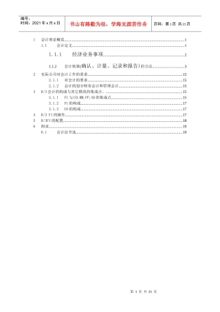 会计理论概览（DOC 19）