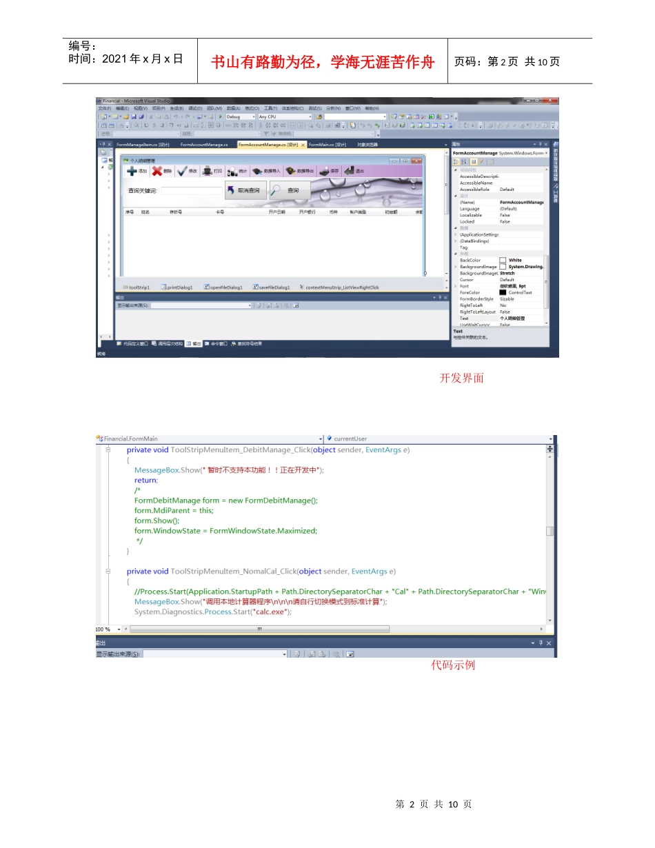 个人理财软件说明书_第2页