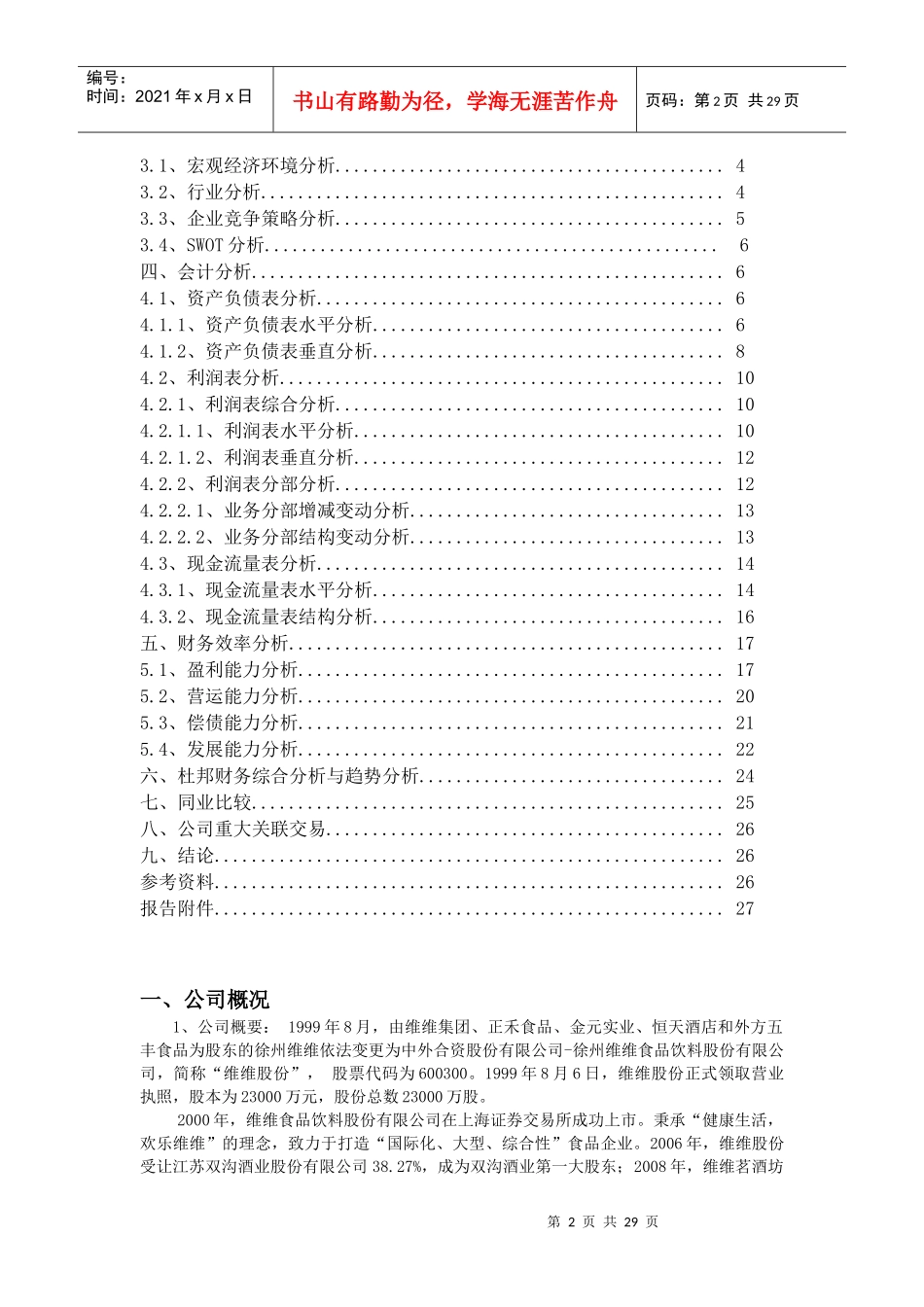 维维股份XXXX年财务分析报告_第3页