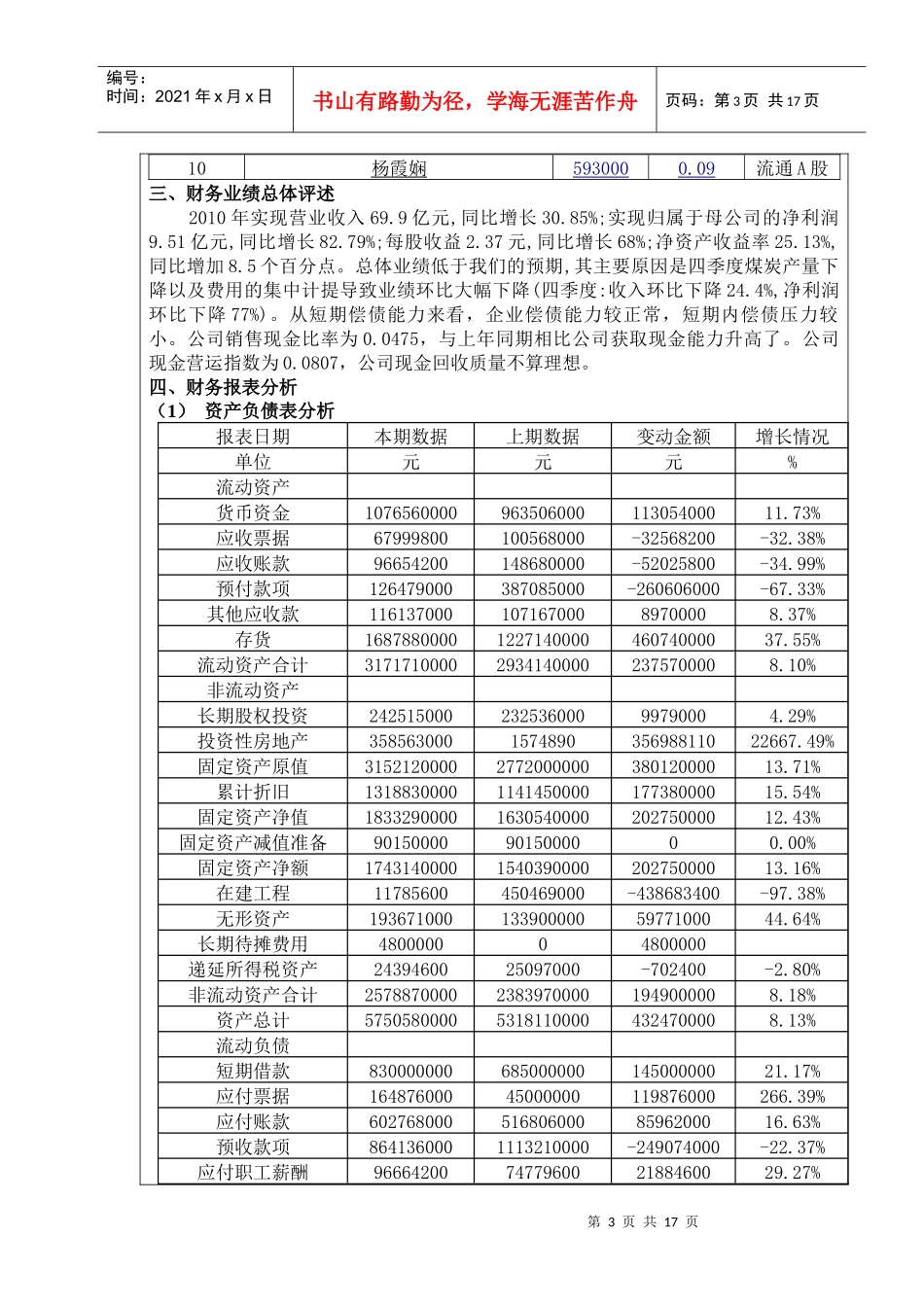 上市公司年报财务分析_第3页