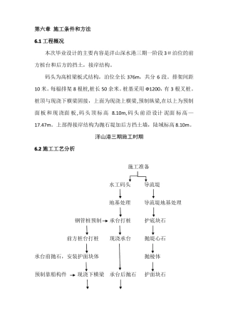 高桩码头施工工艺