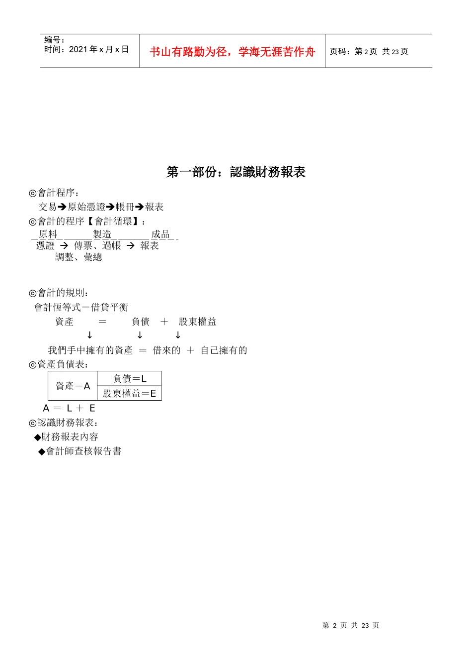 财务报表的阅读与分析_第2页