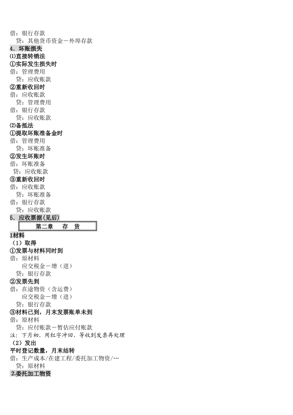 会计分录大全4687201_第2页
