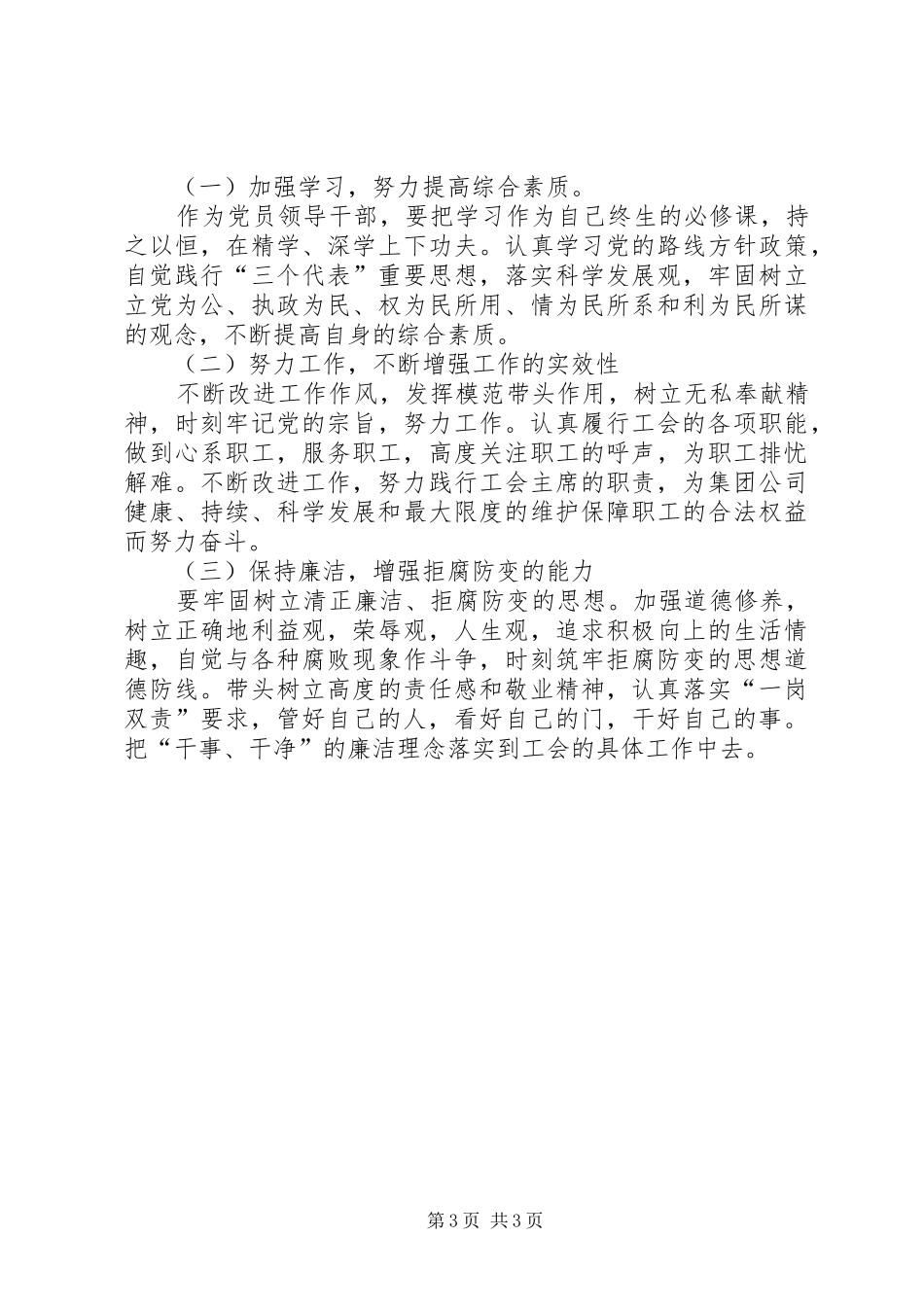 电力公司主席工作汇报_第3页