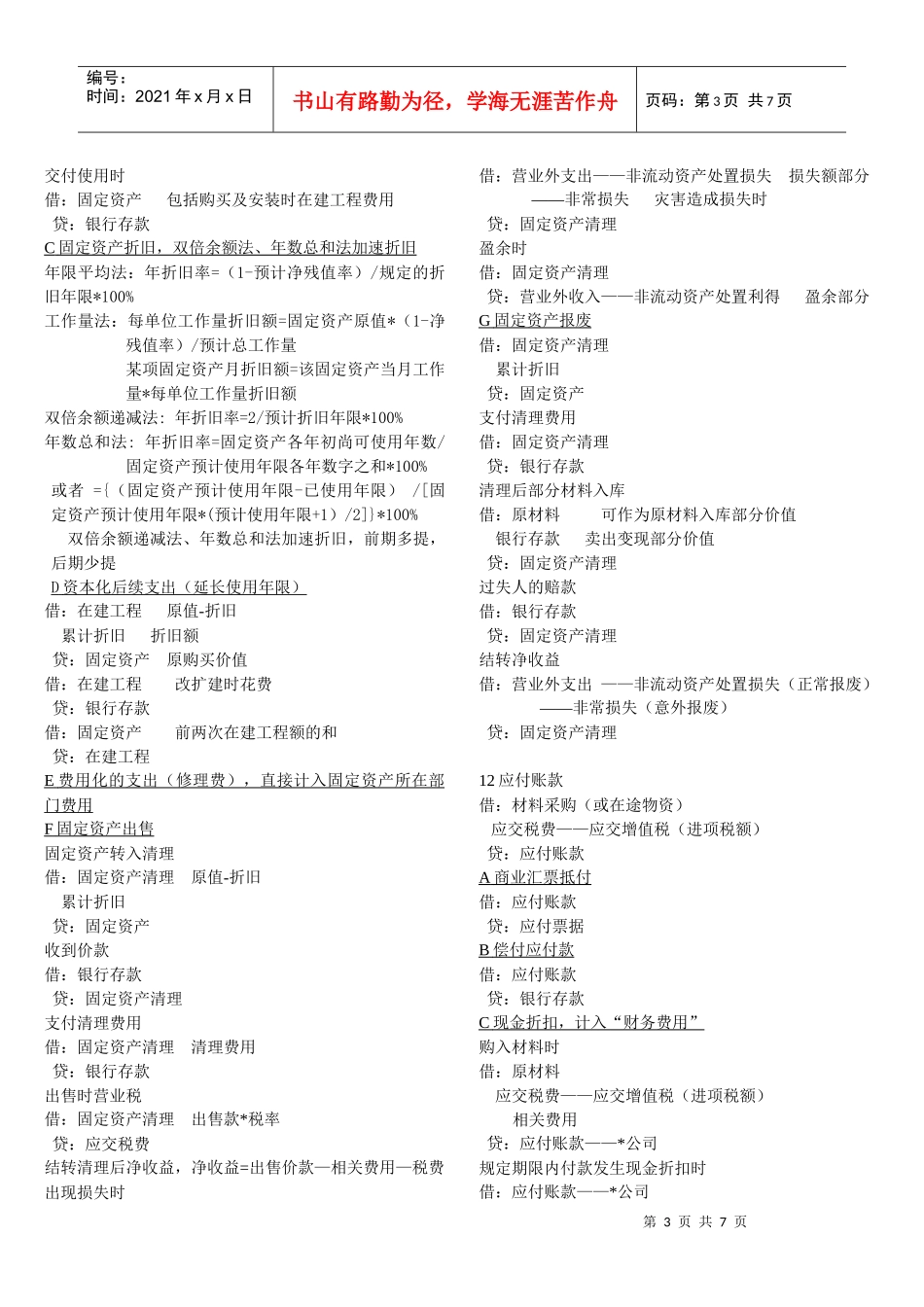 会计从业资格考试之会计分录_第3页