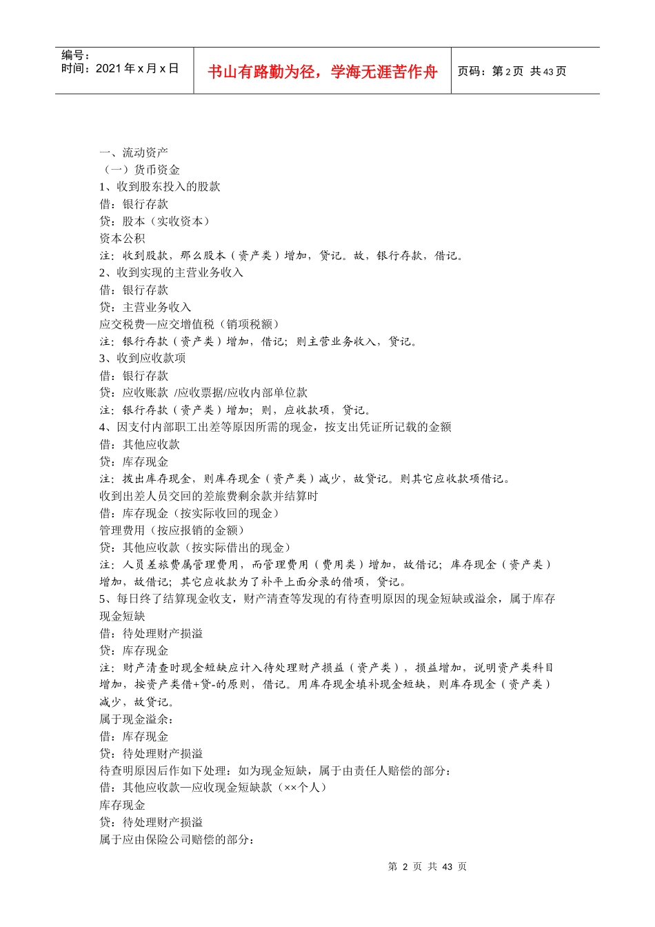 史上最新会计分录大全_第2页