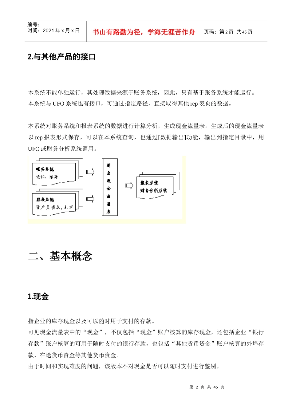 用友ERP现金流量表前期准备工作_第2页