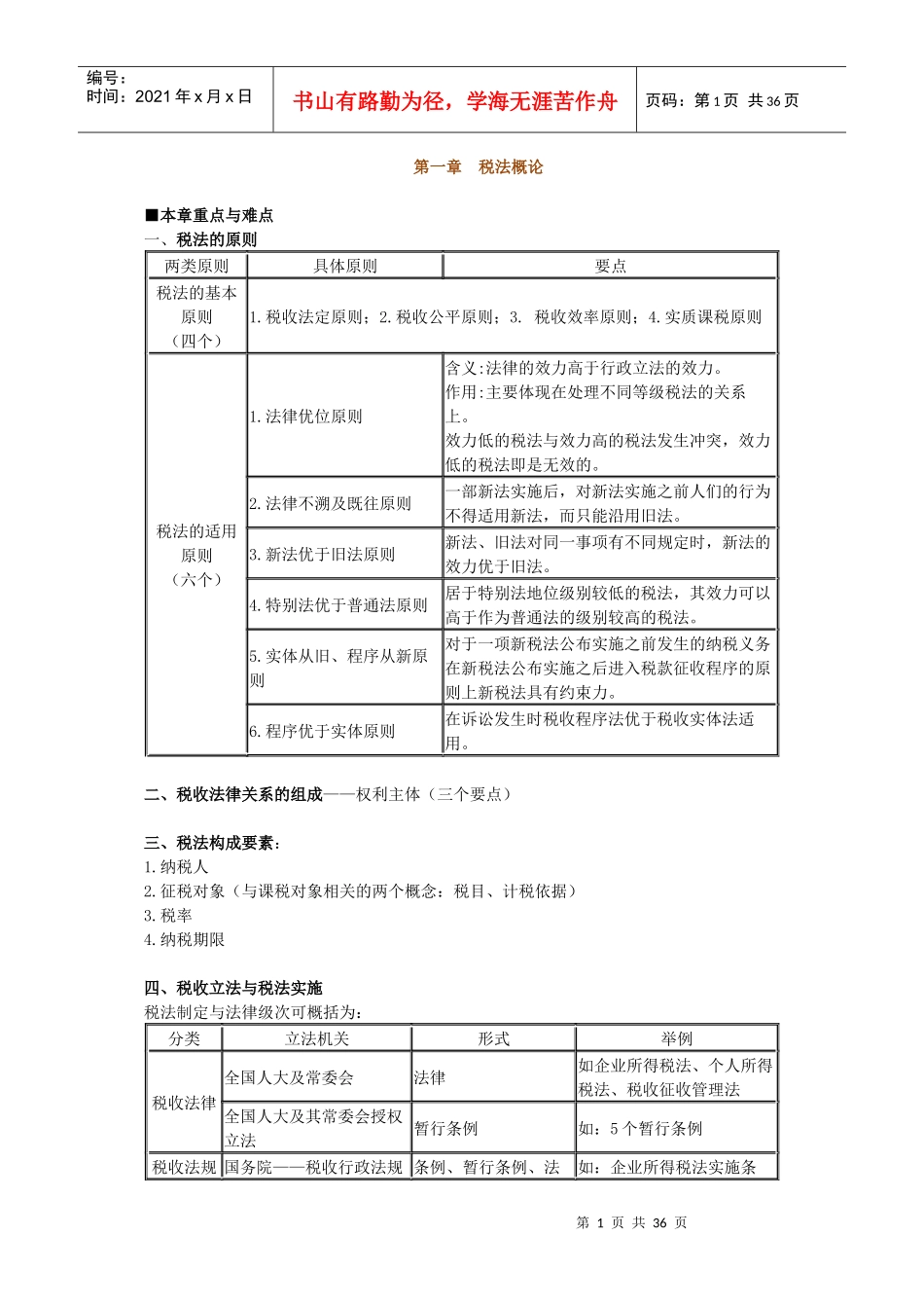 cpa税法基础讲义_第1页