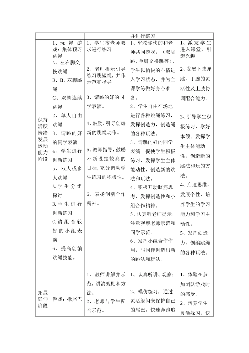 跳绳教案201010_第2页
