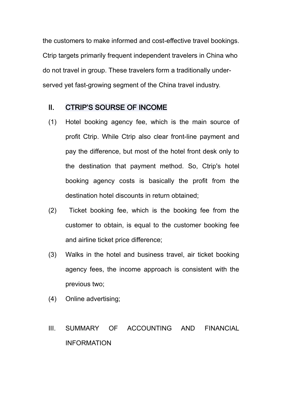 携程网英语财务分析_第3页
