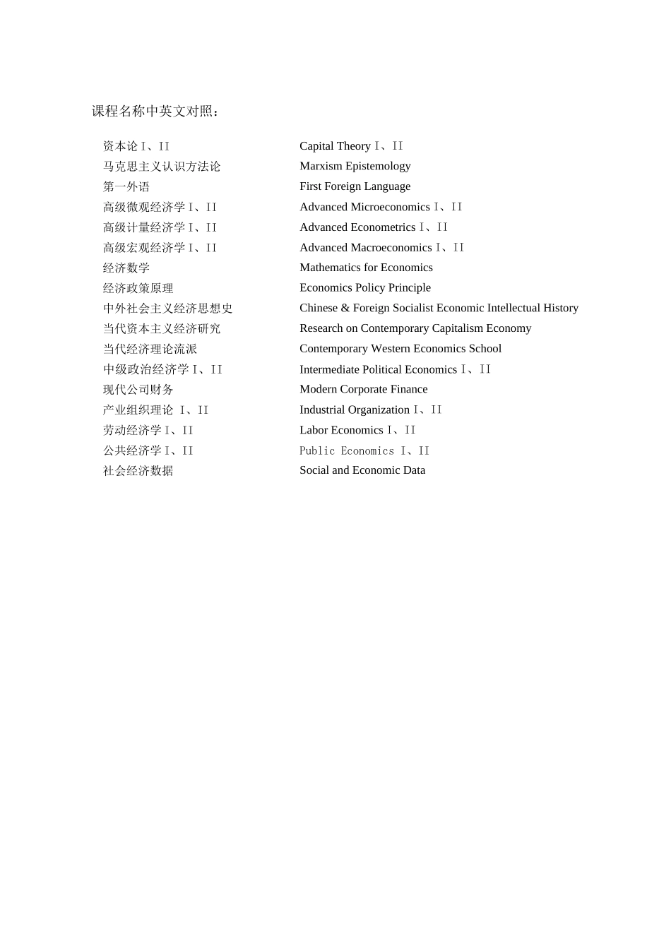 上海财经大学政治经济学专业_第2页