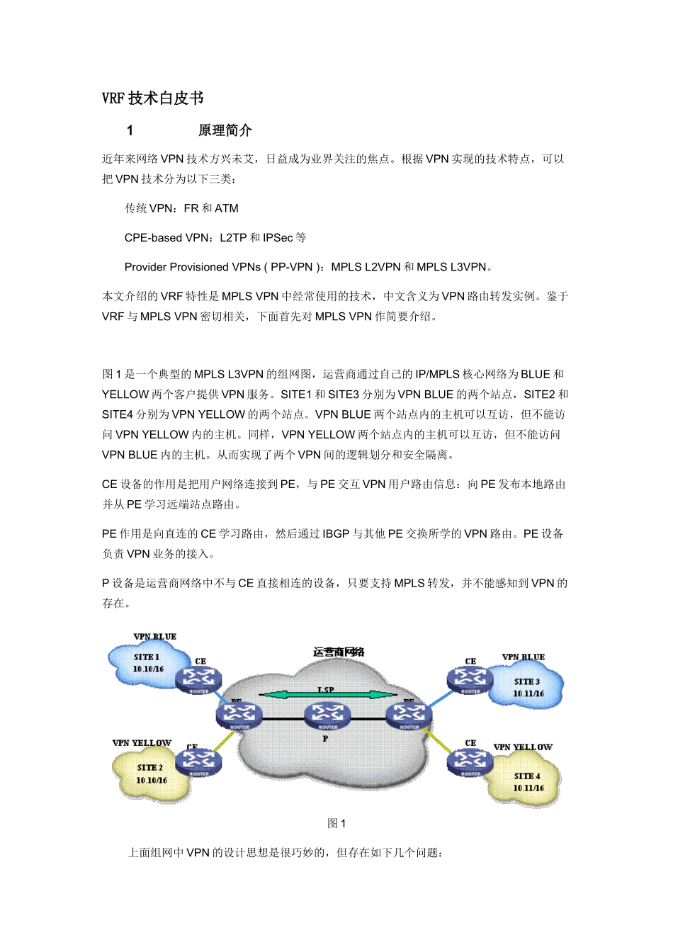 VRF技术白皮书_第1页