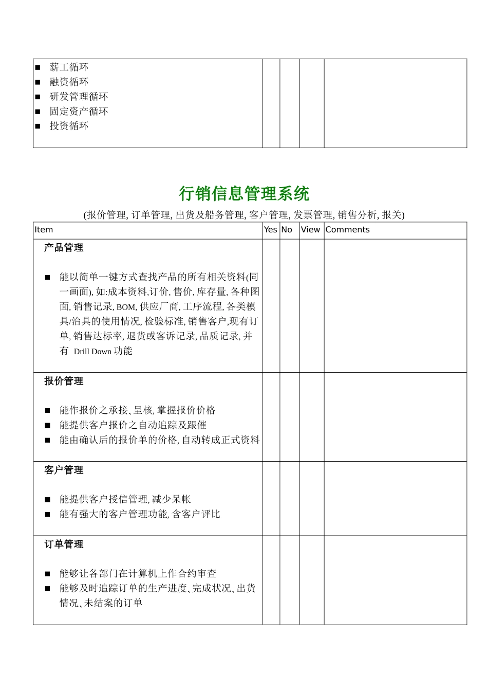 xx公司 ERP系統需求分析評估_第3页