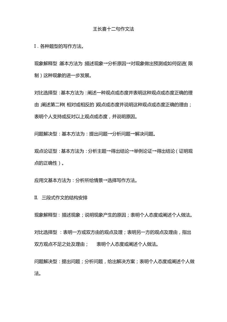 王长喜十二句作文法_第1页