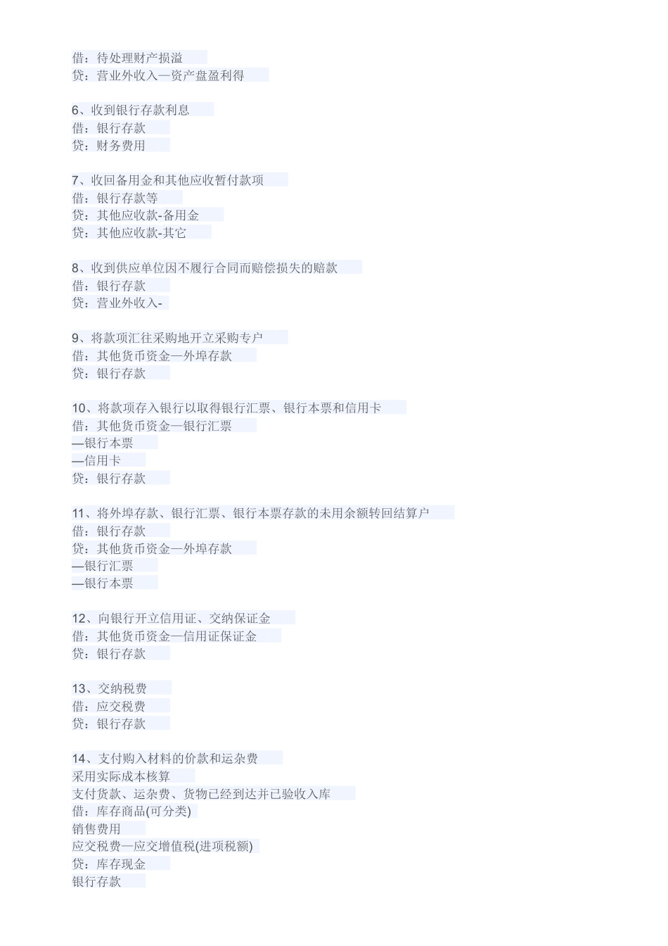 商业会计分录_第2页