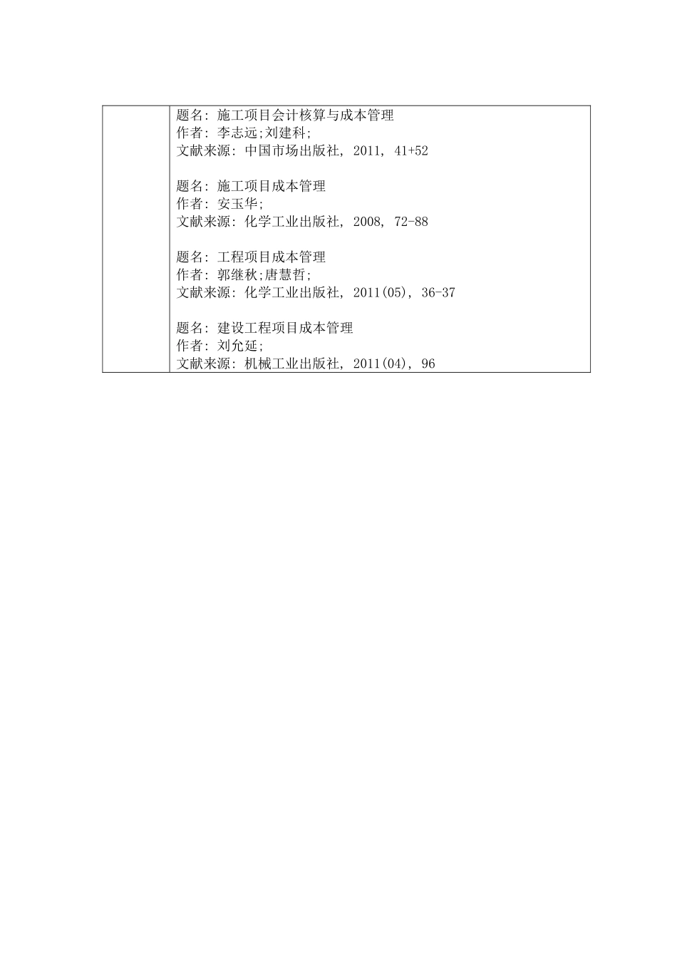 文献检索-土木工程项目成本管理_第2页