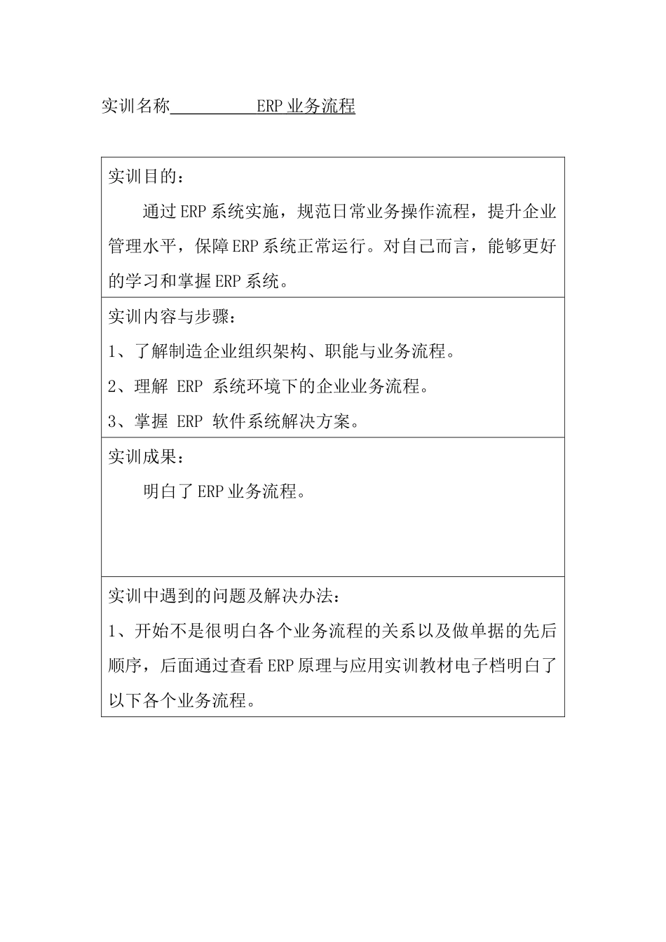 ERP实训报告_第2页