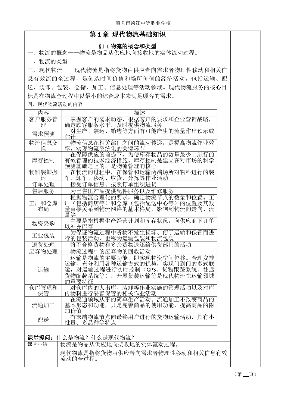电子商务物流教案(DOC73页)_第2页