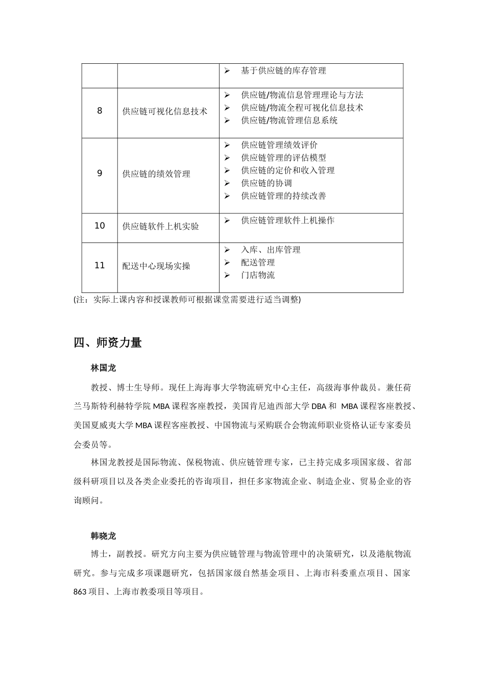 《供应链与物流管理》培训班招生简章_第3页