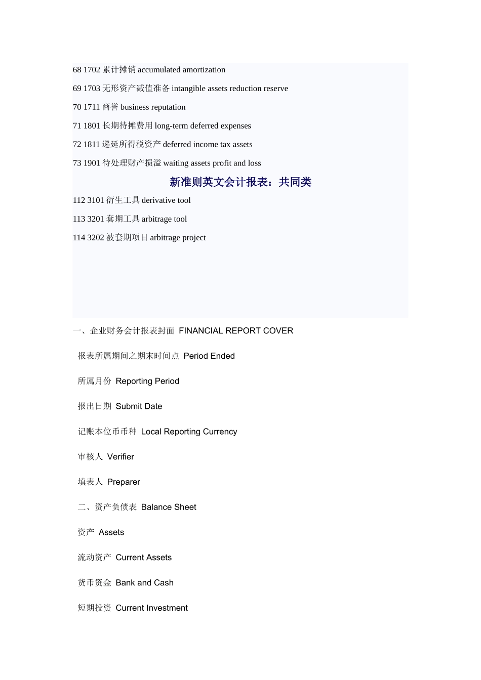 新准则英文会计报表大全_第3页