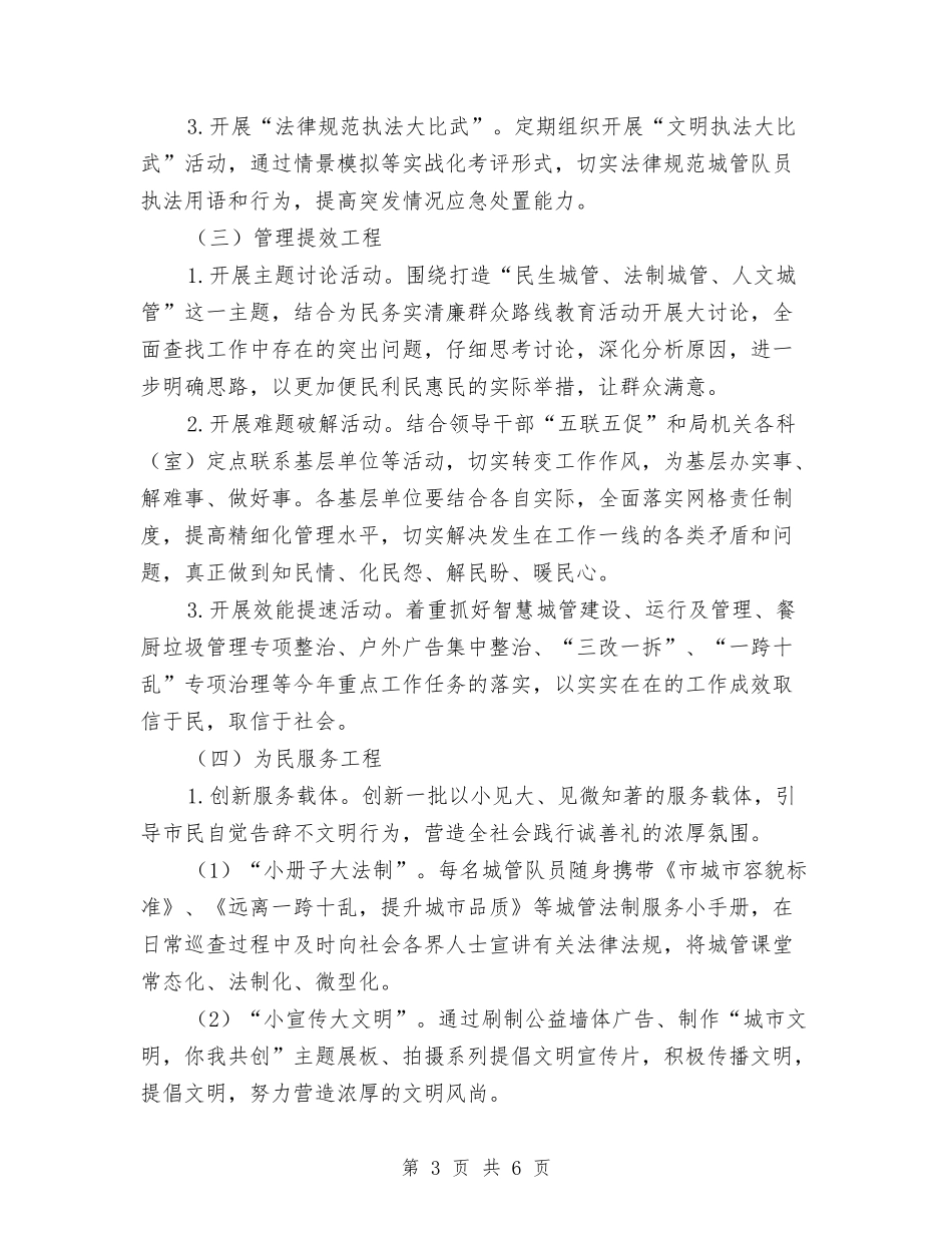 诚信向善尚礼主题活动方案_第3页
