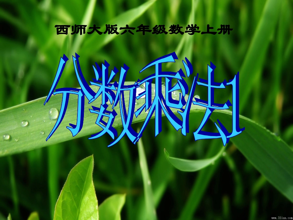 分数乘法1(分数乘整数)_第1页