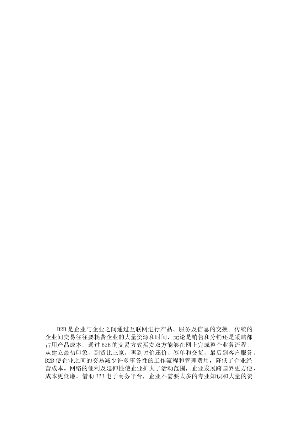 浅析中小企业开展B2B电子商务之路_第2页