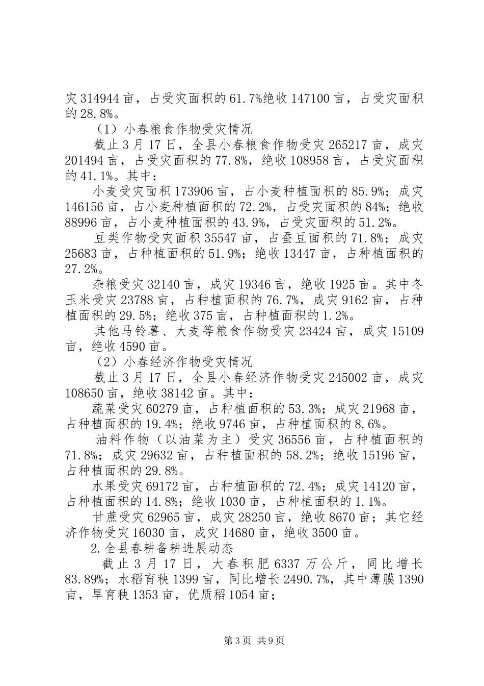 第一篇：旱情对农业生产影响的调研报告_第3页